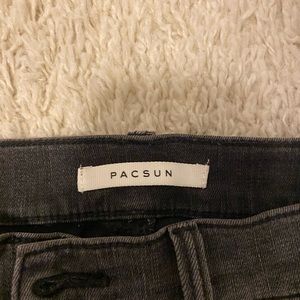 pacsun black skinny jeans